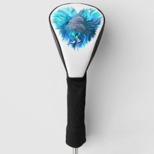 Paar van dolfijnen golfheadcover