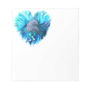 Paar van dolfijnen notitieblok