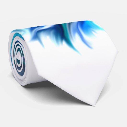 Paar van dolfijnen stropdas (Opgerold)