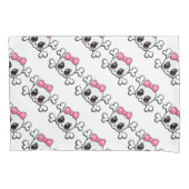 Paar van Kussenslopen van standaardgrootte/Skulls (Voorkant-Links)