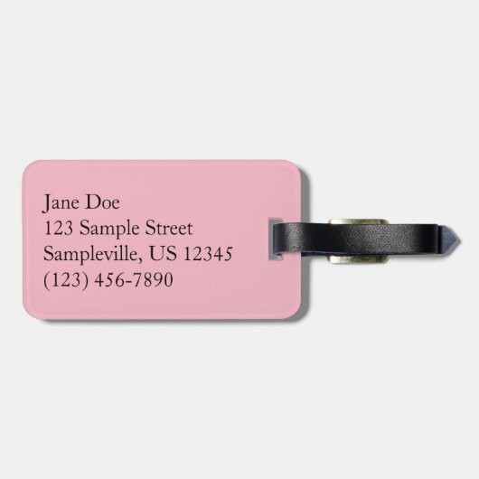 Paar van Lotus Flowers I Bagagelabel (Achterkant horizontaal)