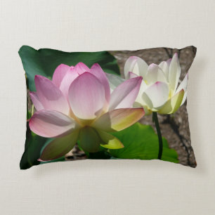 Paar van Lotus Flowers I Decoratief Kussen