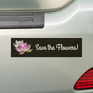 Paar van Lotus Flowers II Bumpersticker