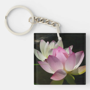 Paar van Lotus Flowers II Sleutelhanger