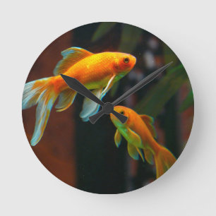 Paar van Lucky Goldfish Ronde Klok