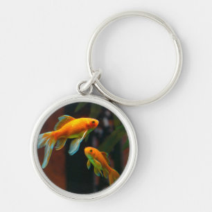 Paar van Lucky Goldfish Sleutelhanger