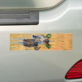 Paar van Mallards Bumpersticker (Op auto)
