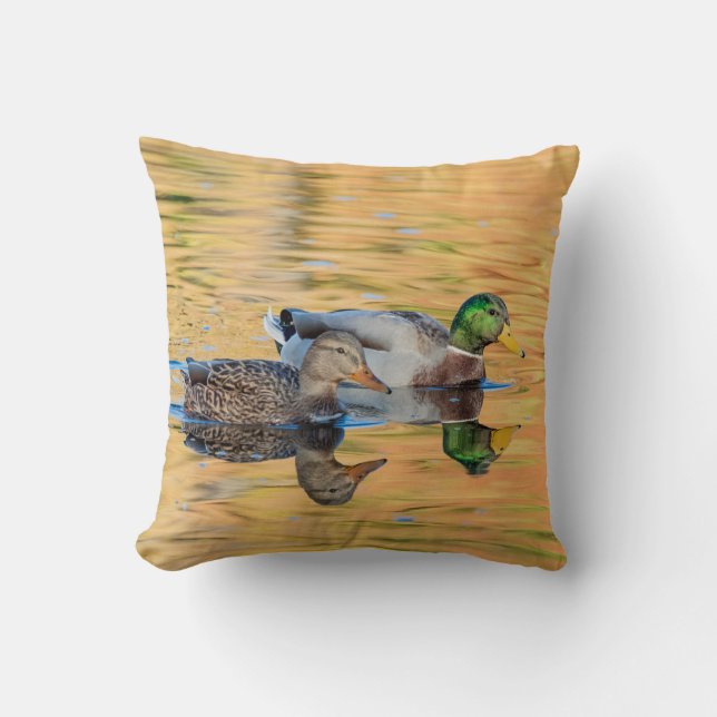 Paar van Mallards Kussen (Voorkant)