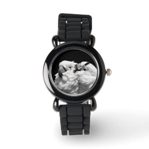 Paar van paraplu-cockatoes horloge