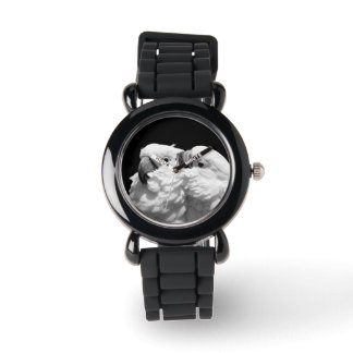 Paar van paraplu-cockatoes horloge