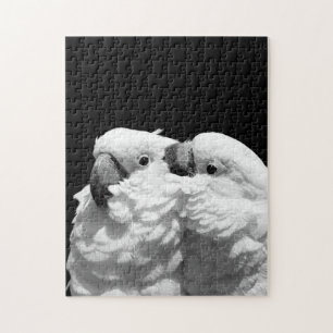 Paar van paraplu-cockatoes legpuzzel