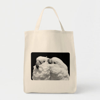 Paar van paraplu-cockatoes tote bag