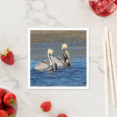 Paar van Pelicans Servet (Insitu)