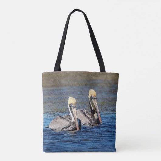 Paar van Pelicans Tote Bag (Achterkant)
