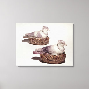 Paar van potloffen van Staffordshire Canvas Afdruk