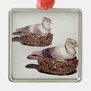 Paar van potloffen van Staffordshire Metalen Ornament