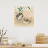 Paar van Quail Poster (Keuken)