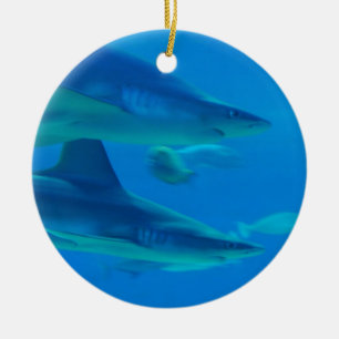 Paar van Sharks Ornament