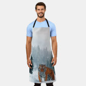 Paar van Teenslippers Schort (Gedragen)