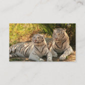 Paar van witte Visitekaartjes (Achterkant)