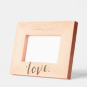 Paar Verloving Gegraveerde Lijstjes (Links)