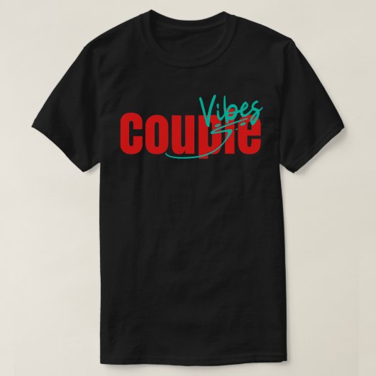 paar-vibes t-shirt (Design voorkant)