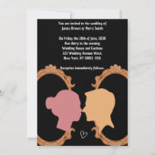 Paar Vibrant Personality Kitchen Weddenschap Kaart (Achterkant)