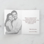 Paar vogels op bijkantoor | Herfst Hartelijk dank Bedankkaart (Binnen)