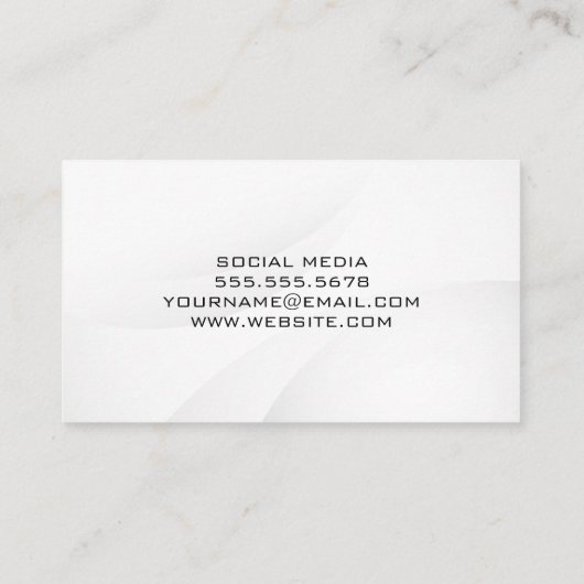 paar werkt uit | fitnessapparatuur visitekaartje (Achterkant)