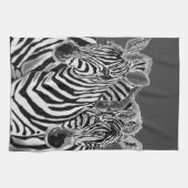 Paar Zebra keukenhanddoek - Kies kleur (Horizontaal)