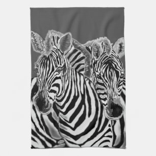 Paar Zebra keukenhanddoek - Kies kleur
