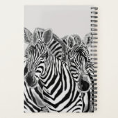Paar Zebra Planner met aangepaste tekst (Achterkant)