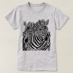 Paar Zebra T-shirt