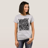 Paar Zebra T-shirt (Voorkant volledig)