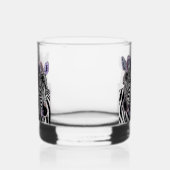 Paar Zebra Whisky Glas (Links)