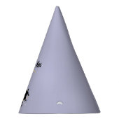 Paar zittend op Yellow Crescent Moon Angry Face Feesthoedjes (Rechts)