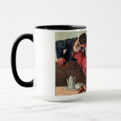  paar zogende Valentijnse  Mok (Links)