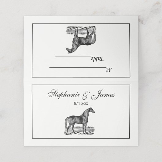  paard (Buitenkant ongevouwen)