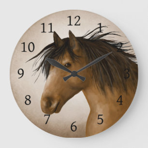 paard 11 grote klok