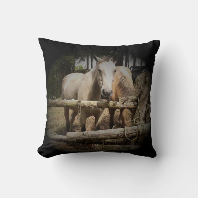 Paard 1 Pillow Kussen (Voorkant)