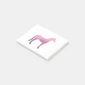 Paard - 2 - Roze Post-it® Notes (Schuin)