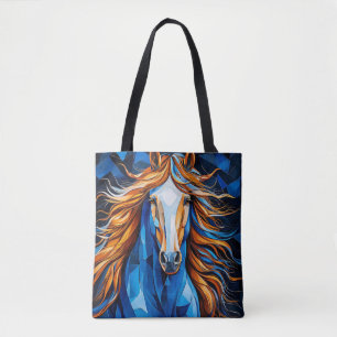 Paard Artistiek Paardenschoon & Levendig Geometris Draagtas