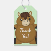 Paard Baby Shower Cadeaulabel (Voorkant)