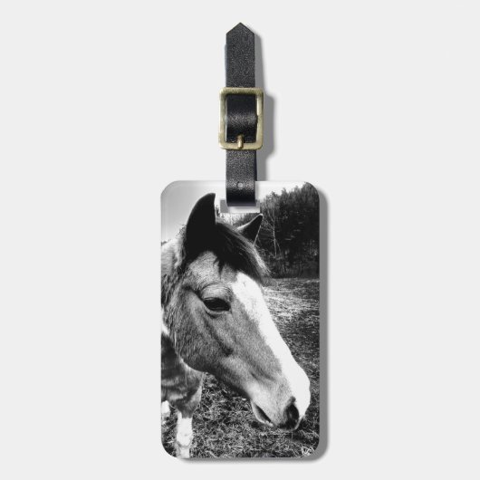 Paard Bagagelabel (Voorkant verticaal)