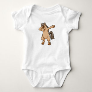 Paard bij Hip Hop Dance Dab Romper