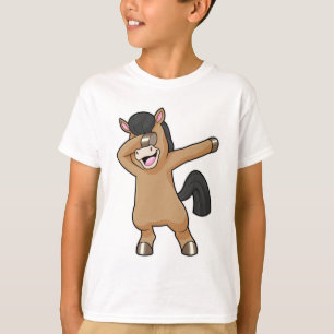 Paard bij Hip Hop Dance Dab T-shirt