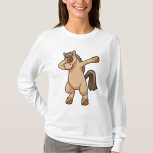 Paard bij Hip Hop Dance Dab T-shirt