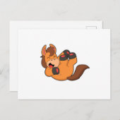 Paard bij Lachend Briefkaart (Voorkant / Achterkant)