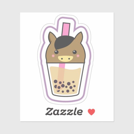 Paard Boba Sticker (Vel)