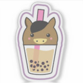 Paard Boba Sticker (Voorkant)